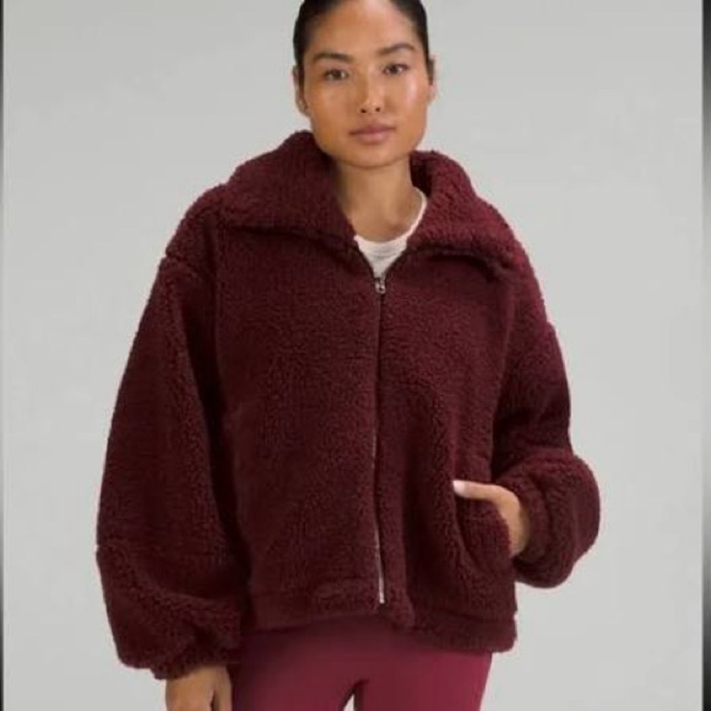 LULULEMON Cinchable Fleece Zip Up